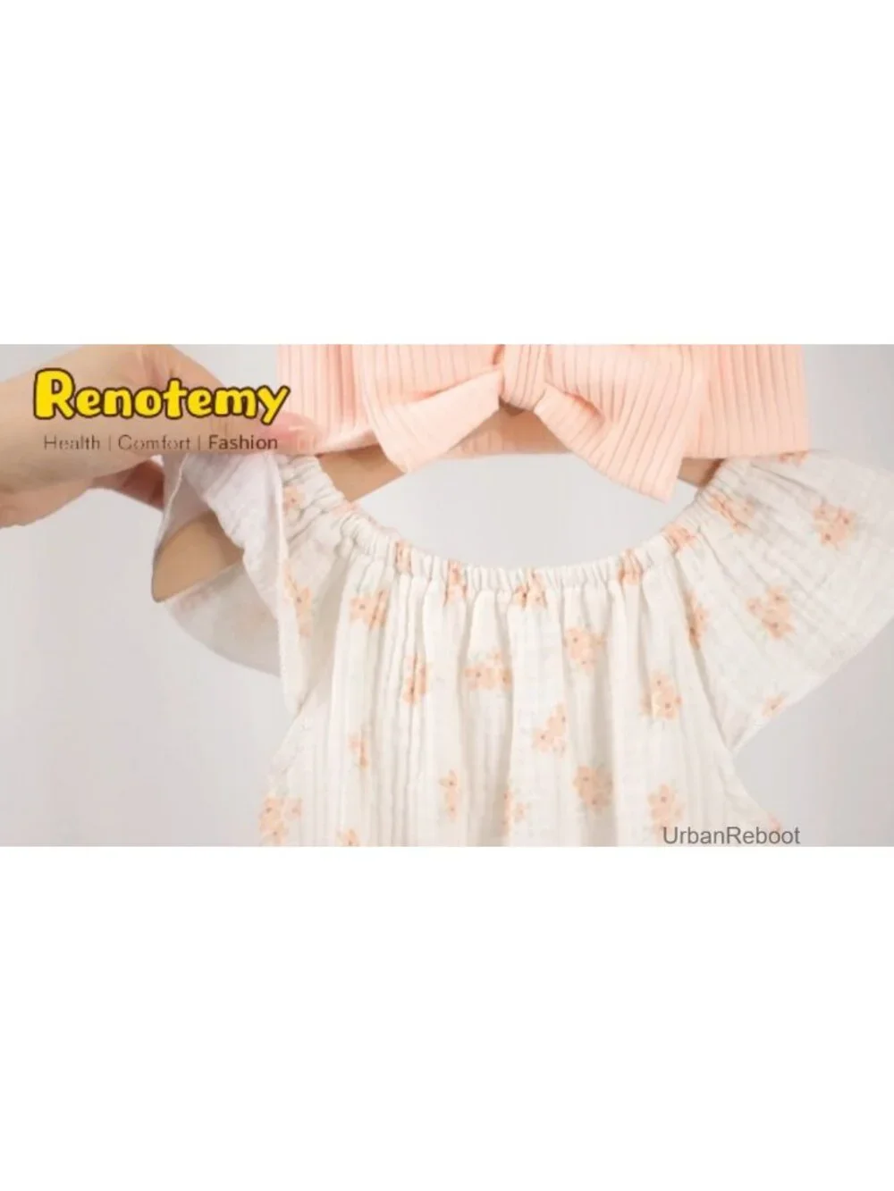 Baby Girl Ruffle Sleeve Romper Summer Outfit (No Color)